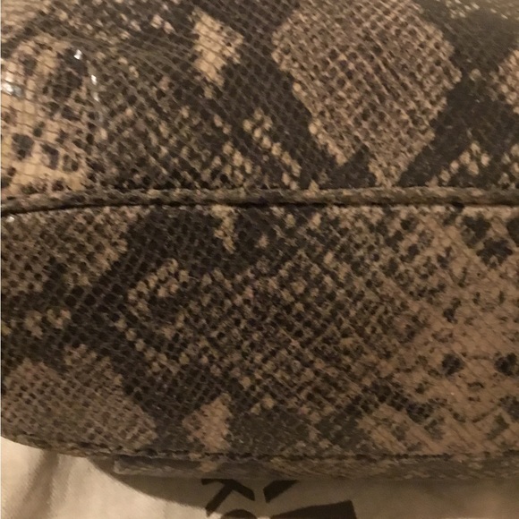 Michael Kors Snakeskin Embossed Leather Hobo Bag - Picture 8 of 16